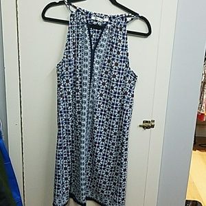 Max studio red, white and blue dress